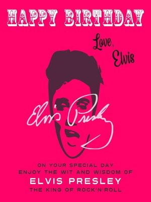 cover image of Happy Birthday-Love, Elvis